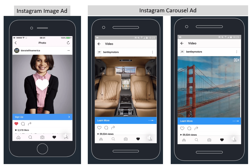 instagram ads example